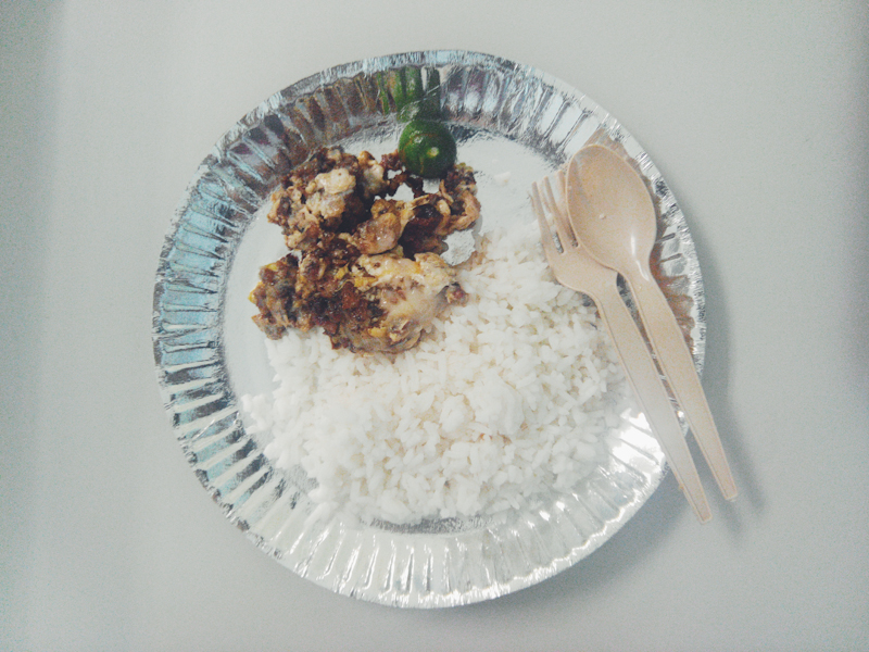 Sisig Sa Rada (PHP 50 with rice)