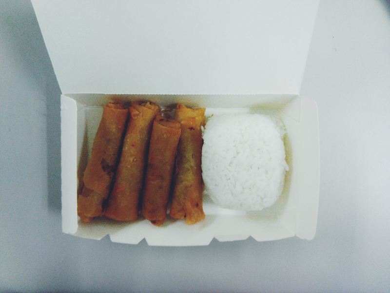 Lumpiang Shanghai (PHP 70 with rice)