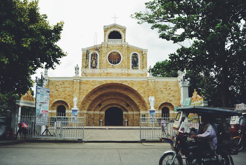 The Our Lady of the Most Holy Rosary Cathedral near the eastern end of the city features an altar designed by Dr. Jose Rizal.