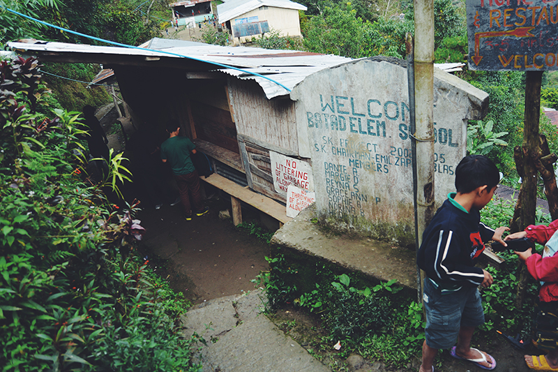 Batad Elementary School provides basic education to young villagers.